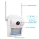 Современная Уличная IP камера видеонаблюдения с прожектором WiFi 2 мп UKC CAMERA D2 белая - изображение 5