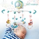 Музыкальный мобиль на кроватку Baby Bell Moon 3 в 1 с ночником, проектором и пультом управления голубой - изображение 6