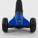 Самокат Lamborghini трехколесный складной алюминиевый руль, колеса PU со светом Blue/Black (101283) - изображение 3