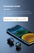 Оригинальные беспроводные наушники UGREEN TWS true wireless stereo (CM338) Bluetooth 5.0 - изображение 3
