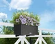 Умный горшок Lechuza Balconera Cottage 50 прямоугольный 8 л 19 x 50 x 19 см Гранит - изображение 8