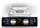 Автомобильная рамка для номера с камерой заднего вида LED подсветкой JX 9488 черная - изображение 1