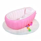 Надувная ванночка Levand Intime Baby Bath Tub, Розовая + Насос - изображение 1