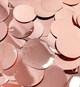 Конфетти, метафан "Disk pink gold", вес - 50 г, размер - 23 мм - изображение 1