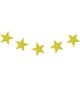 Паперова гірлянда "gold Star", довжина - 3 м, (24 шт) - зображення 2