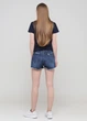 Шорты Abercrombie & Fitch AF8062W W25 Темно-синий - изображение 4