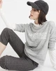 Свитшот женский - свитшот Abercrombie & Fitch AF5597W XS Светло-серый - изображение 3