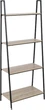 Этажерка Axentia 4-ярусная металлическая с полками ДСП 60x148x35 см (133124) - изображение 1