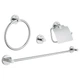 Комплект аксессуаров для ванной GROHE Essentials 40776001 округлый металлический хром - изображение 1