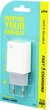 Мережевий зарядний пристрій Piko TC-121 USB 2.1 A White (1283126492181) - зображення 2