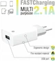 Мережевий зарядний пристрій Piko TC-121 USB 2.1 A White (1283126492181) - зображення 3