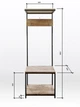 Вешалка в прихожую в стиле Loft HomeDeco 180х60х30 - изображение 5