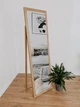 Зеркало напольное в деревянной раме HomeDeco Светло-коричневый 170х50 - изображение 1