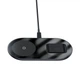 Бездротове зарядний пристрій Baseus Simple 2-in-1 Wireless Charger Pro Edition For Phones + Pod Black (WXJK-C01) - зображення 3