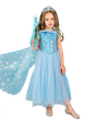 Платье Эльзы без рукавов с пайетками по груди 5 лет (110 см) 3215-light blue голубой цвет - изображение 2