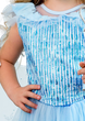 Платье Эльзы без рукавов с пайетками по груди 5 лет (110 см) 3215-light blue голубой цвет - изображение 6