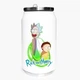 Термобанка Рик и Морти (Rick and Morty) 350 мл (31091-1230) термокружка термос из нержавеющей стали с трубочкой - изображение 1