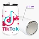 Термобанка ТикТок (TikTok) 350 мл (31091-1943) термокружка термос из нержавеющей стали с трубочкой - изображение 6