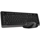 Комплект (клавиатура + мышь) A4Tech FG1010 Black/Grey USB - изображение 1
