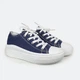 Модные текстильные кеды на платформе синие Fashion C02 40 - изображение 5