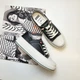 Стильные кожаные кеды черные с белым носком Fashion G005 38 - изображение 9