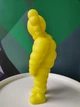 Дизайнерская игровая фигура Kaws What Party Neon неон 28 см - изображение 2