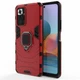 Чохол Iron Ring для Xiaomi Redmi Note 10 Pro захисний бампер з підставкою Red - зображення 3
