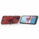 Чехол Fiji Ring для Xiaomi Redmi Note 10 / Note 10S бронированный бампер с кольцом красный - изображение 5