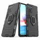 Чехол Fiji Ring для Xiaomi Redmi Note 10 / Note 10S бронированный бампер с кольцом черный - изображение 1
