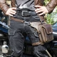Сумка на стегно з натуральної шкіри Ridl Harley Davidson коричнева - зображення 4