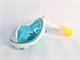 Маска для плаванья, снорклинга, дайвинга FREE Breath Snorkel mask с клапаном Бирюзовая Размер S/M - изображение 2
