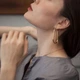 Серьги металлические золотистые - изображение 3