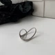 Кольцо женское серебряное на два пальца - изображение 2
