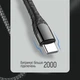 Кабель ColorWay USB Type-C - USB Type-C (M/M), PD Fast Charging, 3 А, 65 W, 1 м, Grey (CW-CBPDCC040-GR) - изображение 8