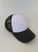 Кепка Lider бейсболка-класика сетка Cap One Size 55-60 Черно-Белая - изображение 3