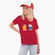 Детская футболка Амонг Ас Время приключений Фин и Джейк пес (Among Us Adventure Time Finn & Jake the dog) (25186-2414) 146-152 см Хлопок Красный - изображение 3
