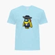 Дитяча футболка Амонг Ас Бравл Старс Поко (Among Us Brawl Stars Poco) (25186-2591) 122-128 см Бавовна Блакитний - зображення 1