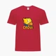 Детская футболка Бравл Старс Ворон желтый (Brawl Stars Crow yellow) (25186-1028) 158-164 см Хлопок Красный - изображение 1