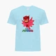 Детская футболка Герои в масках (PJ Masks) (25186-1615) 146-152 см Хлопок Голубой - изображение 1