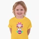 Детская футболка Робокар Поли (Robocar Poli) (25186-1621) 104-110 см Хлопок Желтый - изображение 4
