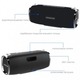 Портативна бездротова Потужна Bluetooth колонка HOPESTAR A6 Чорний - зображення 5