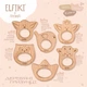 Прорезыватель Elfiki деревянный корона (ІГ-0131) - изображение 3