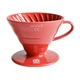 Пуровер Воронка HARIO V60 02 для заваривания кофе на 1-4 чашки керамический красный (VDC-02R) - изображение 1