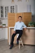 Брюки для хлопчика сині з регулюванням по талії ріст 104 SmileTime Fashion (OK11-07-1) - зображення 2