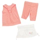 Комплект: майка, спідниця, брюки Losan Mc baby girls (018803404/589) Рожевий M9-74 см - зображення 2