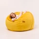 Крісло мішок LAVBAG SanchoBAG, розмір S (Дитячий) Жовтий - зображення 8