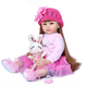 Силіконова Колекційна Лялька Реборн Reborn Дівчинка ( Вінілова Лялька Doll6) NPK Висота 60 см - изображение 4