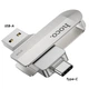 Флешка двухсторонняя USB3.0 и Type-C HOCO UD10 Wise OTG USB flash drive. 32 GB - изображение 1
