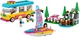 Zestaw klocków LEGO Friends Leśny mikrobus kempingowy i żaglówka 487 elementów (41681) - obraz 2