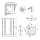 Душова кабіна Lidz Wawel SC90x90.SAT.LOW.TR (LWASC9090SATLOWTR) - зображення 2